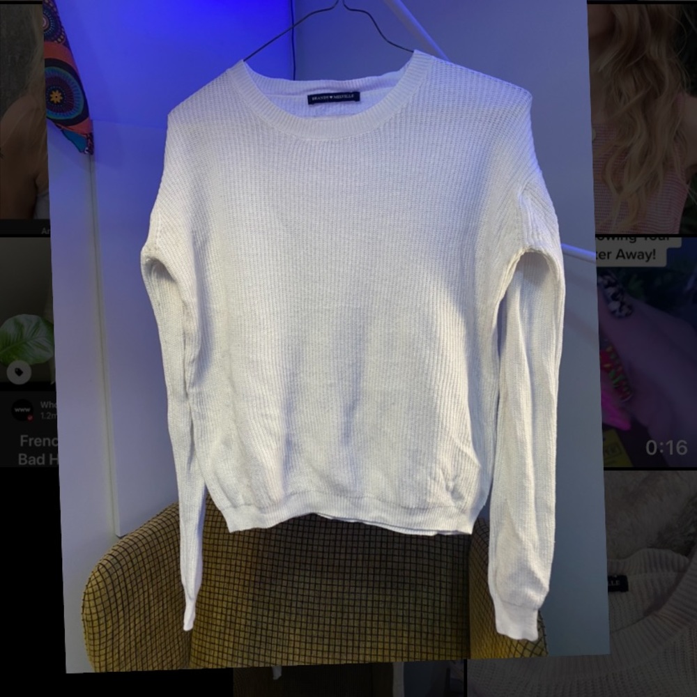 White Brandy Melville Sweater